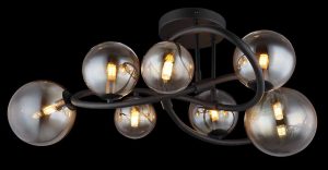 plafondlamp-zwart-gedraaide-7-amberglasbol-globo-hermi-i-56141-7d-1