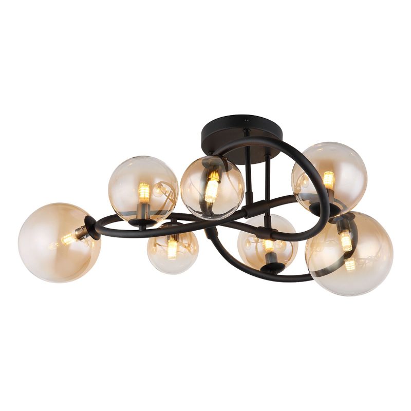 plafondlamp-zwart-gedraaide-7-amberglasbol-globo-hermi-i-56141-7d