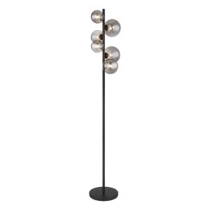verticale-6-rookglasbol-vloerlamp-zwart-globo-hermi-i-56133-6s