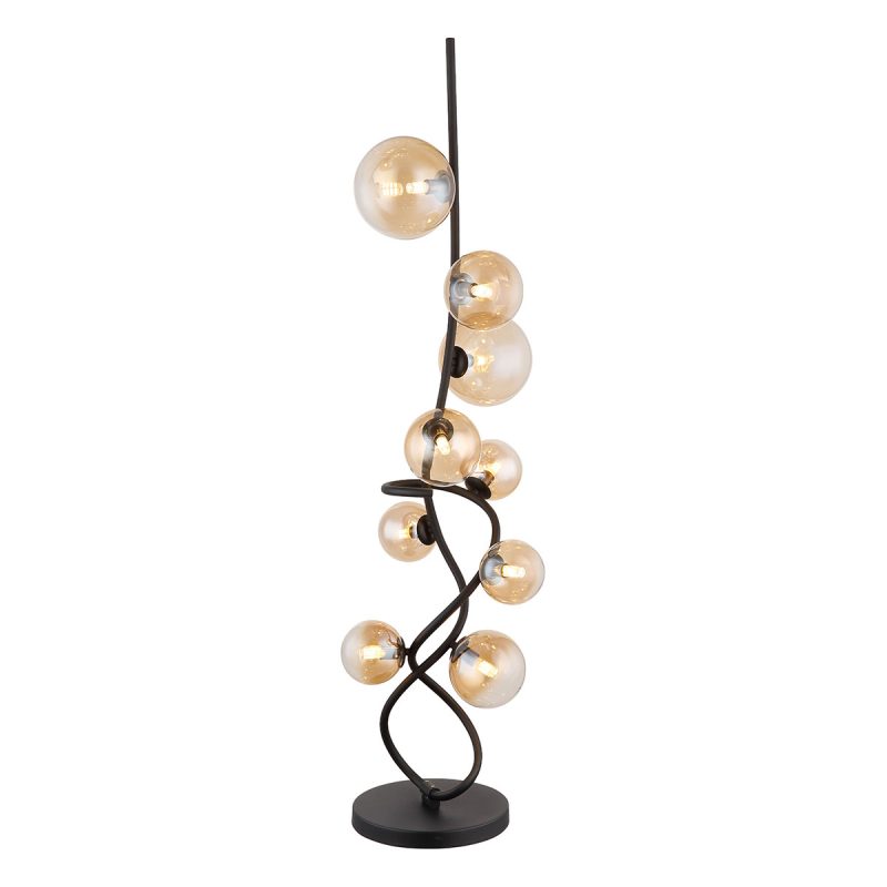 vloerlamp-zwart-gedraaid-9-amberglasbol-globo-hermi-i-56141-9s