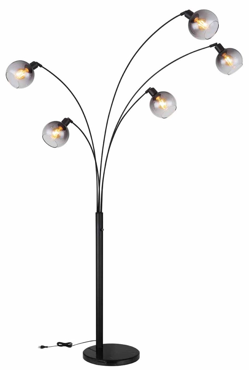 zwarte-5-lichts-vloerlamp-rookglas-bollen-globo-seymour-58228nbs-3