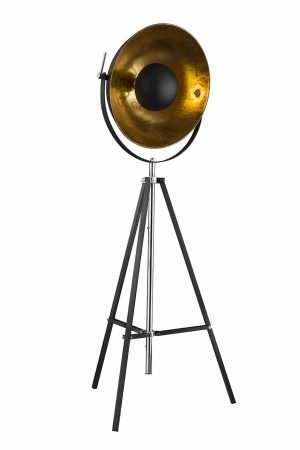 zwarte-driepoot-vloerlamp-goudgevoerde-koepelkap-globo-hermi-i-58286-1