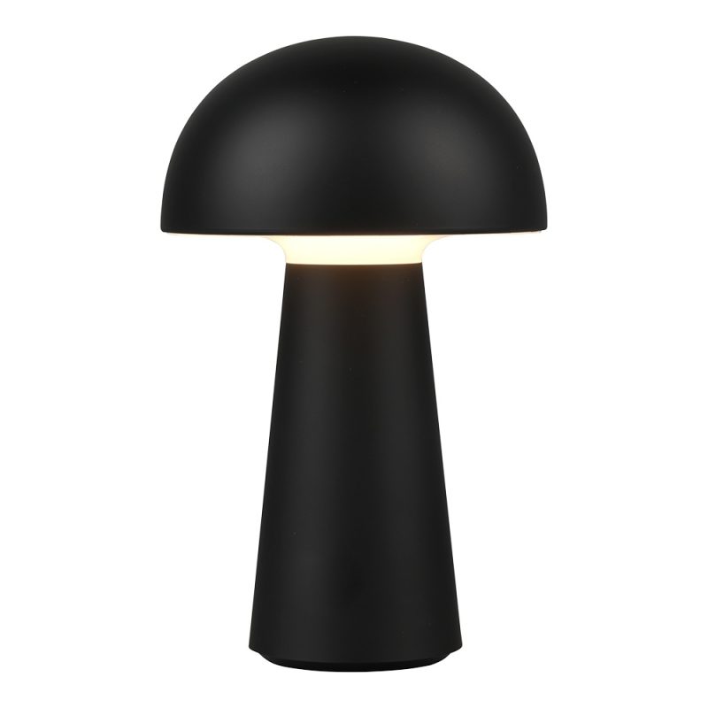 zwarte-oplaadbare-binnen/buiten-tafellamp-paddenstoelvorm-reality-lennon-r52176102
