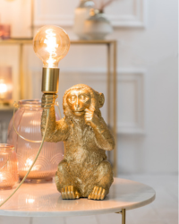 gouden dierenlamp