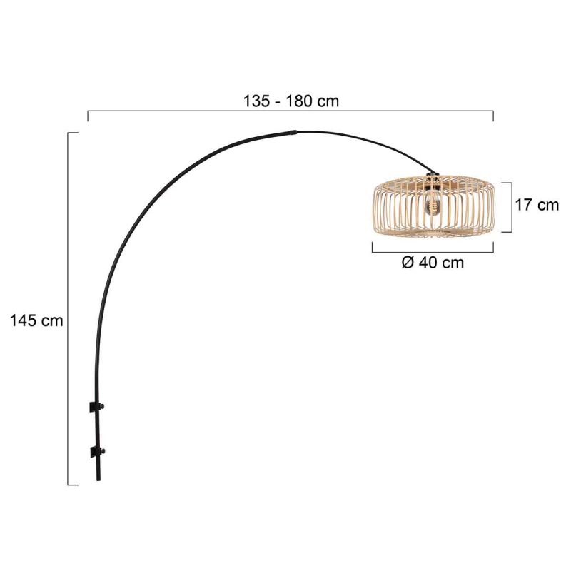 wand-booglamp-zwart-met-bamboe-kap-steinhauer-sparkled-light-4151zw-5