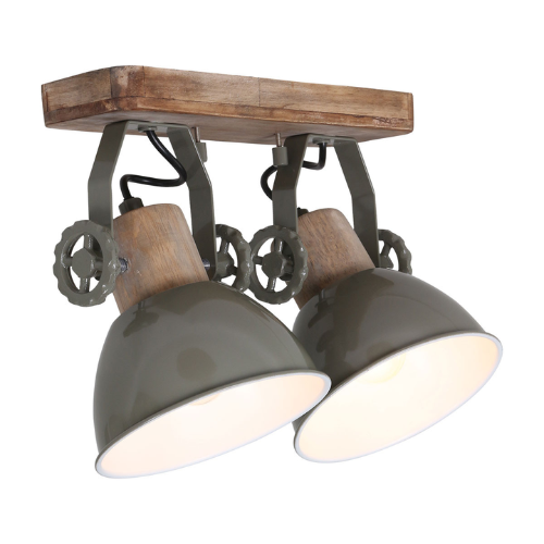 Industriële groene lamp