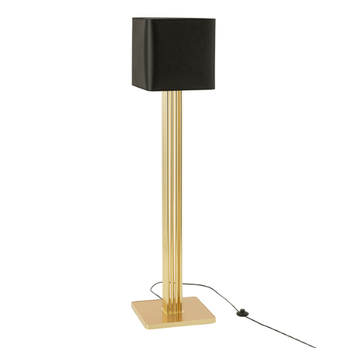 gouden vloerlamp