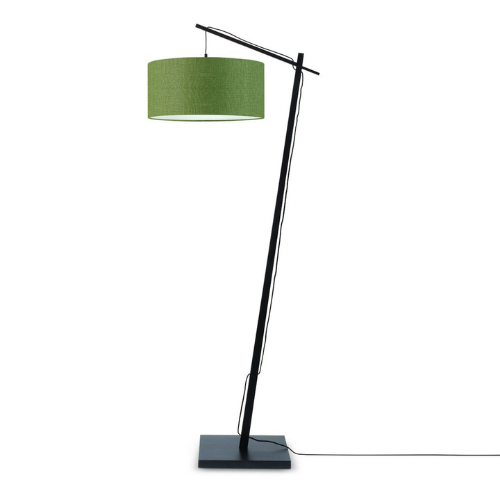 groene vloerlamp