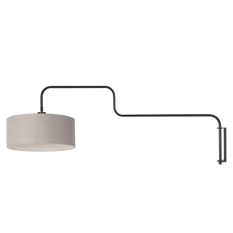 Grijze trendy metalen wandlamp Steinhauer Bloeba - Afbeelding 2