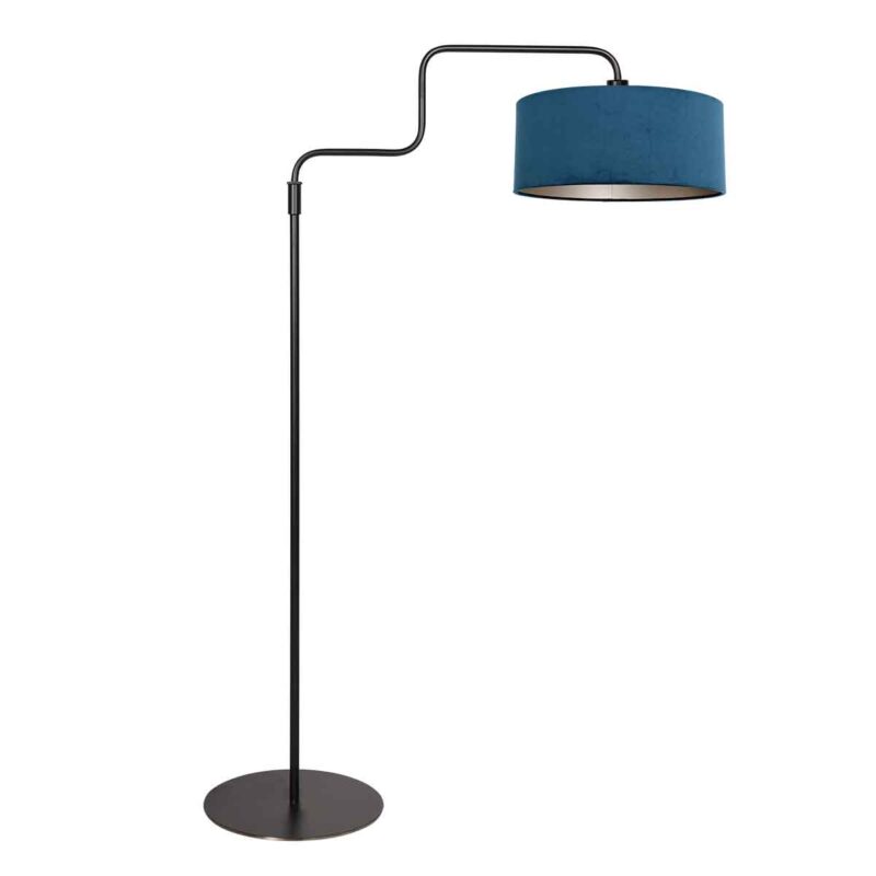 Vloerlamp blauw trendy metaal Steinhauer Bloeba