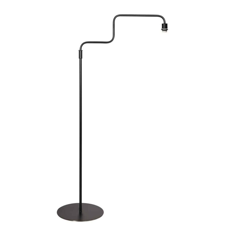 Zwart metalen vloerlamp trendy grijs Steinhauer Bloeba - Afbeelding 7