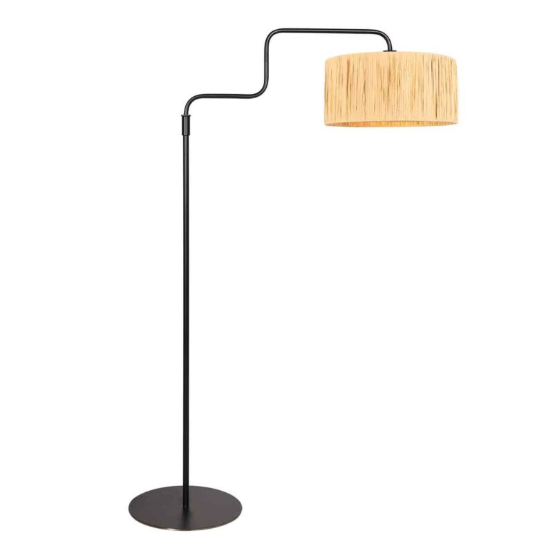 Naturel zeegras trendy vloerlamp Steinhauer Bloeba